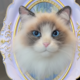 Load image into Gallery viewer, Cat photo frame